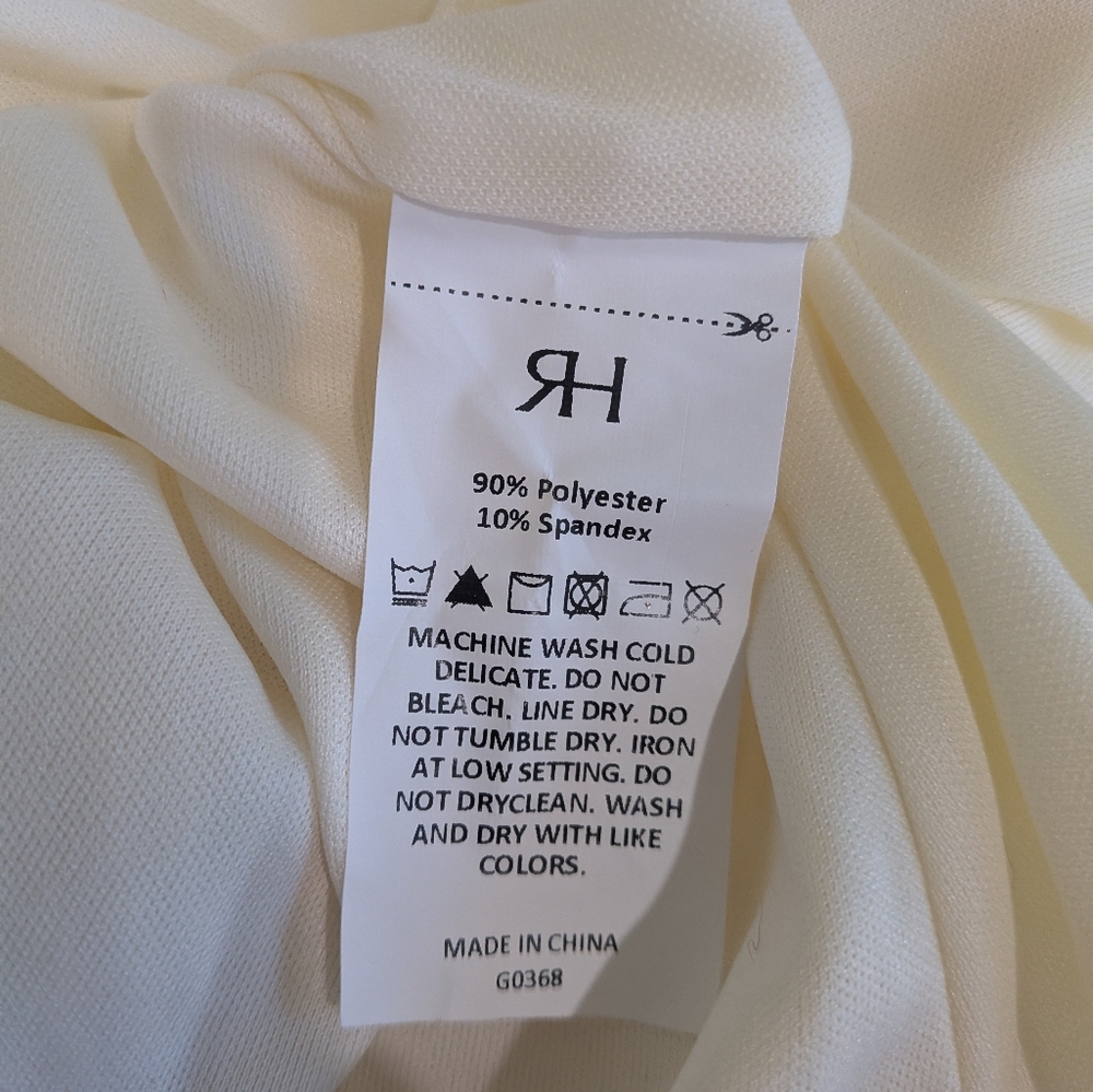 NWT Ripple Textured Sleeveless Cocktail Mini Dress (Med) Clean Girl Minimalist - Picture 6 of 11